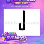 Free Simple Silhouette Free Minimalist Shape One Free SVG - Instant Download