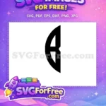 Free Black And White Free Initial Logo Free SVG - Instant Download