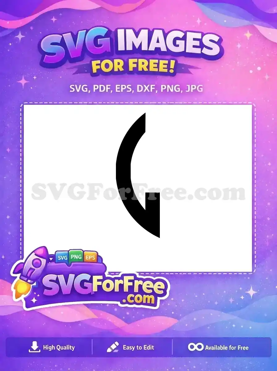 Free Black Initial Free Letter Logo Minimal Free SVG