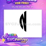 Free Initial N Bold Free Lettering Monogram Free SVG - Instant Download