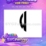 Free Initial W Free Monogram Bold Alphabet Free SVG - Instant Download