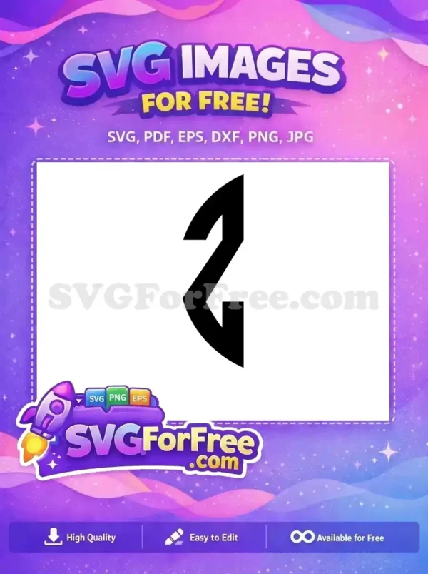 Free Number One Free Black Silhouette Simple Free SVG