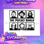Free Horror Icons Free Psycho Bunch Movie Free SVG - Instant Download