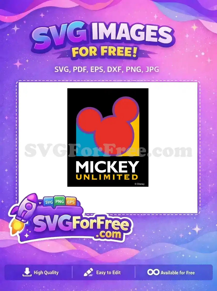 Free Red Mickey Head Free Purple Outline Mickey Free SVG