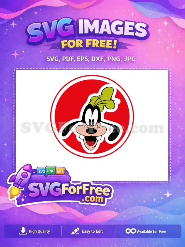 Free Goofy Laughing Free Green Hat Mickey Free SVG