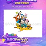 Free Goofy Donald Free Minnie Pluto Characters Free SVG - Instant Download