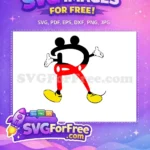 Free Red Pants Free Yellow Shoes Mickey Free SVG 3 - Instant Download