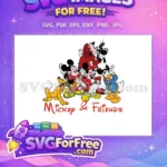 Free Classic Cartoon Free Goofy Waving Mickey Friends Free SVG - Instant Download