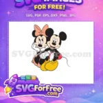 Free Smiling Faces Free Peach Bow Mickey and Friends Free SVG - Instant Download
