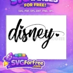 Free Mickey Mouse Ears Free Heart Disney Free SVG - Instant Download
