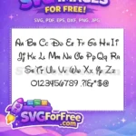 Free Mickey Mouse Font Free Alphabet Numbers Mickey Free SVG - Instant Download