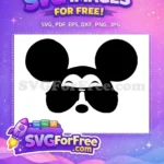 Free Smiling Mickey Free Minnie Mouse Characters Cartoon Free SVG - Instant Download