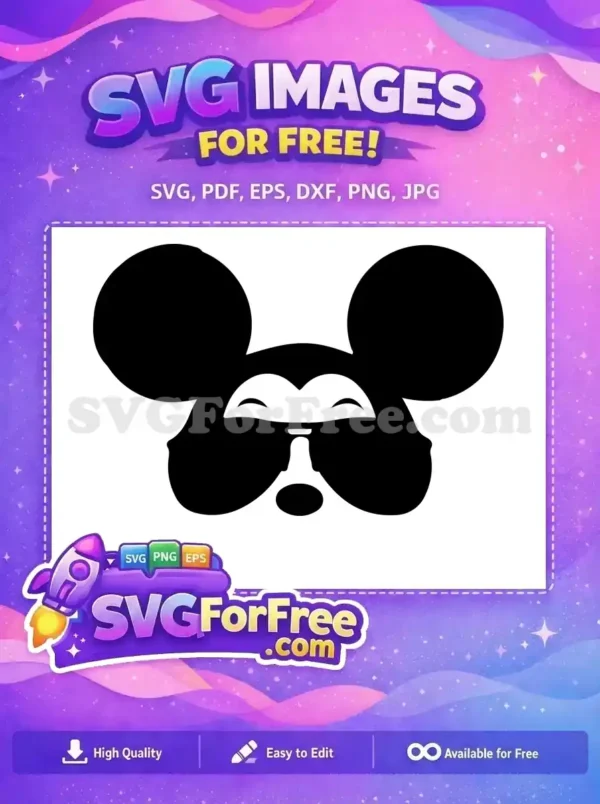 Free Smiling Mickey Free Minnie Mouse Characters Cartoon Free SVG
