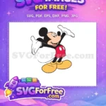 Free Cheerful Expression Free Arms Up Mickey Mouse Free SVG - Instant Download
