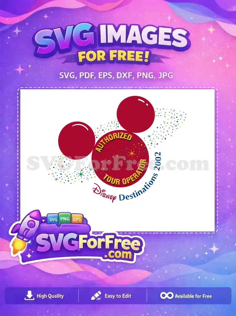 Free Authorized Tour Free Operator Disney Destinations 2002 Free SVG