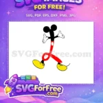 Free Cartoon Feet Free Shoes Mickey Mouse Free SVG - Instant Download