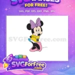 Free Purple Bow Minnie Free Yellow Dress Mickey Free SVG - Instant Download
