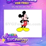 Free Happy Expression Free Red Shorts Mickey Free SVG 1 - Instant Download