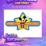 Free Pointing Mickey Free Yellow Shoes More Fun Free SVG - Instant Download