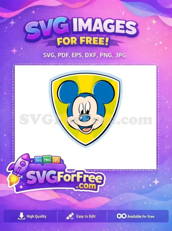 Free Blue Mickey Smiling Free Shield Icon Mickey Free SVG Free Blue Mickey Smiling Free Shield Icon Mickey Free SVG