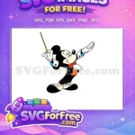 Free Conductor Mickey Free Orange Bowtie Fantasia Free SVG - Instant Download