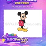 Free Smiling Face Free Red Shorts Mickey Free SVG 3 - Instant Download