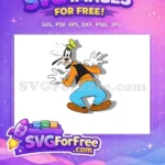 Free Goofy Expression Free Scared Pose Mickey Free SVG - Instant Download