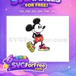 Free Sneaker Drip Free Mickey Mouse Cartoon Free SVG - Instant Download
