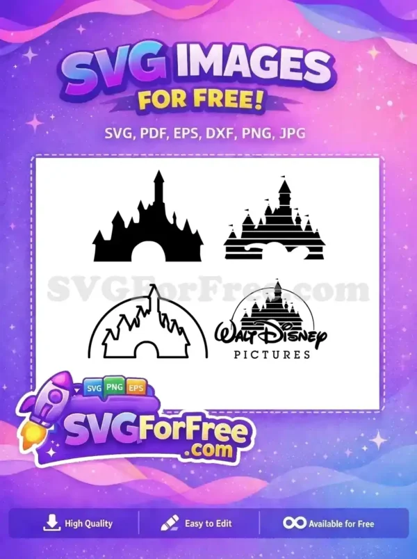 Free Black Castle Free Silhouette Walt Disney Free SVG Free Black Castle Free Silhouette Walt Disney Free SVG
