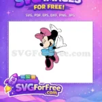 Free Smiling Minnie Free Blue Dress Mickey Free SVG 2 - Instant Download