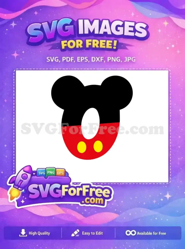 Free Black Ear Free Red Pants Mickey Free SVG Free Black Ear Free Red Pants Mickey Free SVG