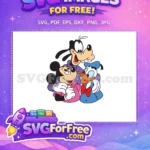 Free Smiling Mickey Free Goofy Donald Funny Cartoon Free SVG - Instant Download