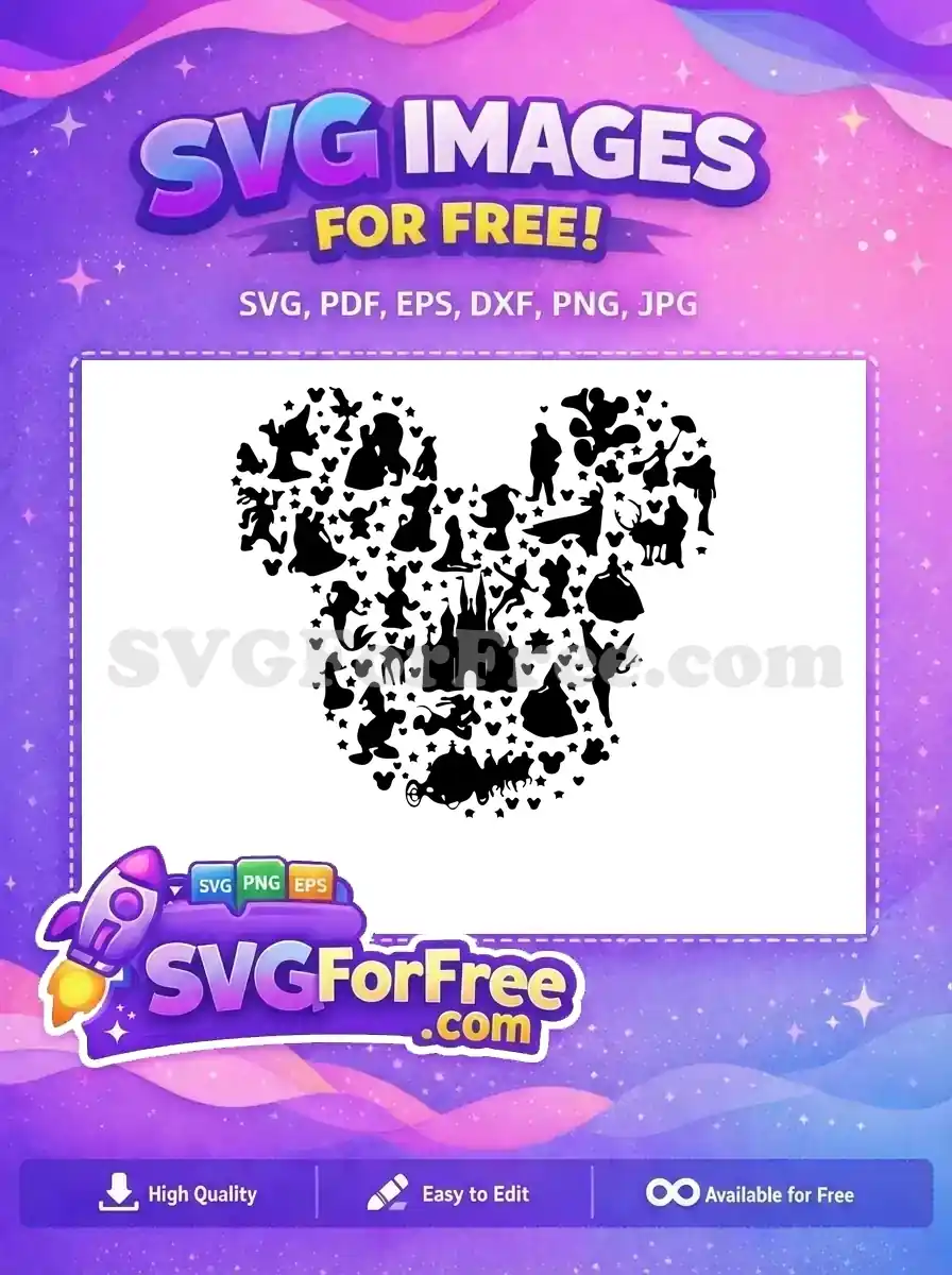 Free Classic Mickey Free Mouse Friends Cartoon Free SVG