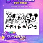 Free Goofy Hat Free Minnie Flower Mickey Friends Free SVG - Instant Download