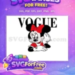 Free Waving Minnie Free Vogue Pose Mickey Free SVG - Instant Download