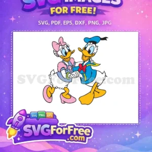 Free Bows and Smiles Free Dancing Ducks Mickey Friends Free SVG