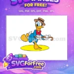 Free Dapper Duck with Cane Free Bowtie Mickey Friends Free SVG - Instant Download
