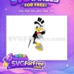 Free Top Hat Free Red Bowtie Scrooge McDuck Free SVG - Instant Download