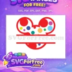 Free Polka Dots Free Mickey Heads Sayings Free SVG - Instant Download