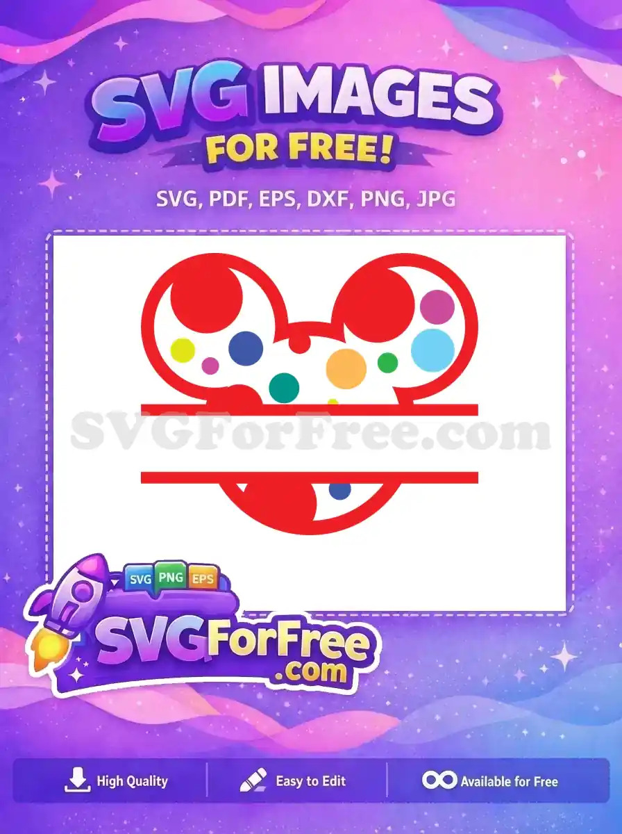 Free Polka Dots Free Mickey Heads Sayings Free SVG