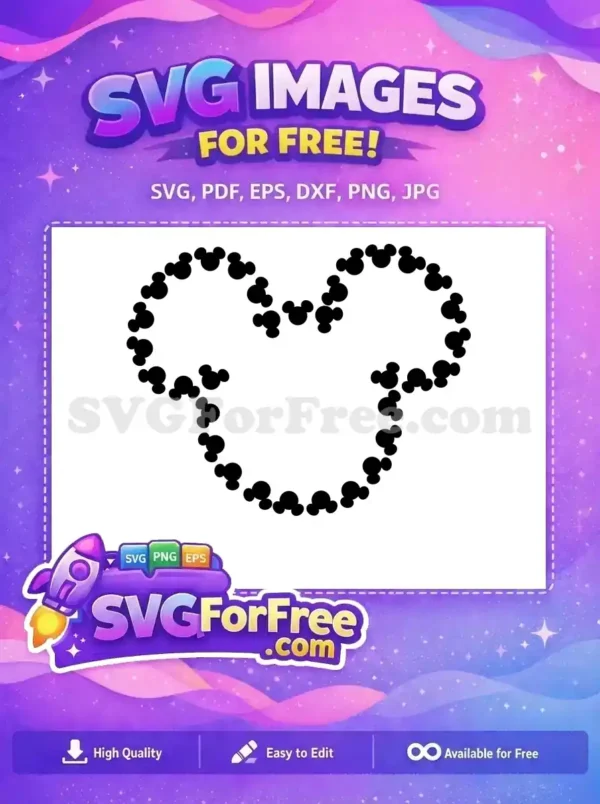 Free Disney Mickey Free Mouse Heads Sayings Free SVG