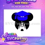 Free Graduation Blue Cap Free College Academic Free SVG - Instant Download