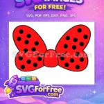 Free Polka Dot Bow Free Minnie Mouse Head Free SVG 4 - Instant Download