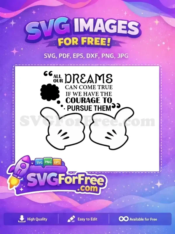 Free White Glove Hands Free Mickey Mouse Cartoon Free SVG Free White Glove Hands Free Mickey Mouse Cartoon Free SVG