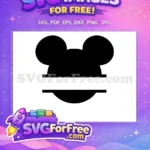 Free Mickey Head Free Sayings Silhouette Characters Free SVG - Instant Download