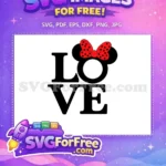 Free Polka Dot Bow Free Minnie Mouse Head Free SVG 5 - Instant Download