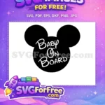 Free Mickey Head Silhouette Free Quote Design Movie Free SVG - Instant Download