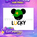 Free Shamrock Hat Free Lucky Horseshoe St Patricks Free SVG - Instant Download