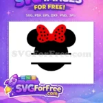 Free Polka Dot Bow Free Minnie Mouse Ears Headband Free SVG - Instant Download