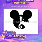 Free Mickey Head Silhouette Free Sayings Design Movie Free SVG 2 - Instant Download